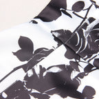 Flowering Girl Women Tabitha Two-Tone Floral-Print Leather Mini Dress