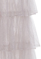 Mera Sleeveless Diamond Chain Cake evening Dress