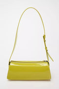 Flowering Girl Women Jamie Mirror Leather Baguette Bag