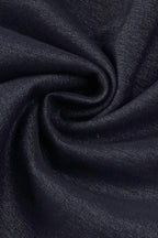 haltered corseted midi dress denim in navy blue
