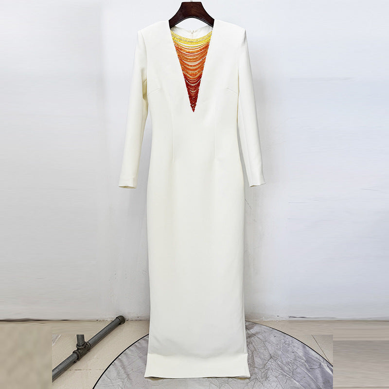 ivory mermaid gown