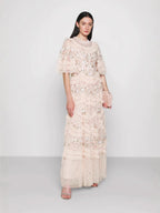 Flowering Girl Women lalabelle tulle floral gown in apricot