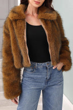 Flowering Girl Women samantha imitation fur jacket