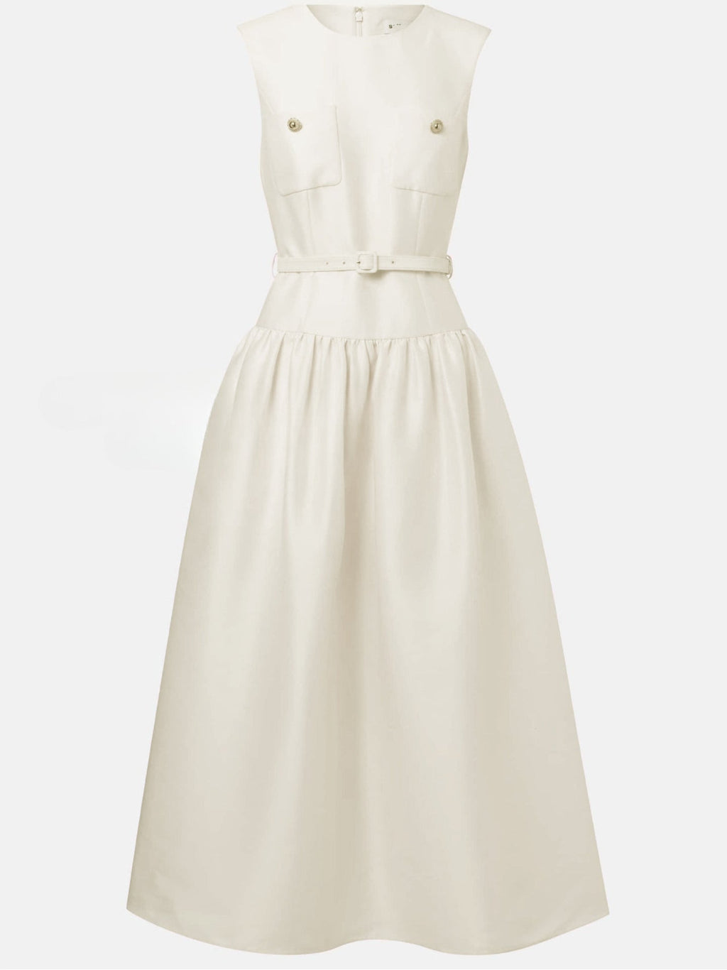 Jocelyn Bowknot-Side Bandage Strapless Maxi Dress In Apricot