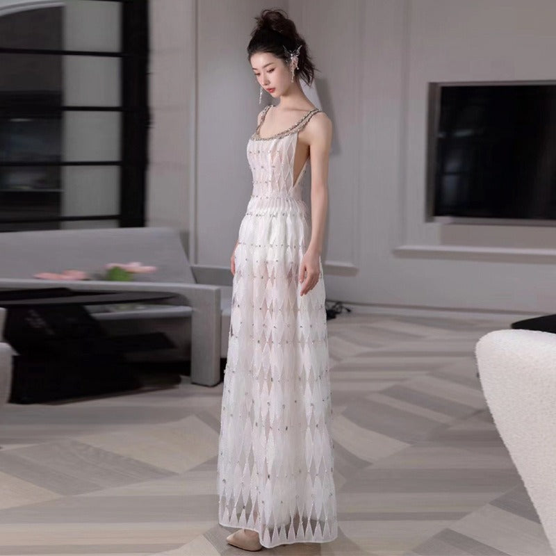 Apphia Bead Maxi Dress