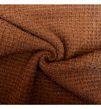 Flowering Girl Women amelia braided-edge tweed midi dress in brown
