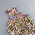 Flowering Girl Women ursula floral print Halter Neck Mini Dress