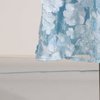 Flowering Girl Women Selene 3D flower Tiered Maxi Dress In Blue