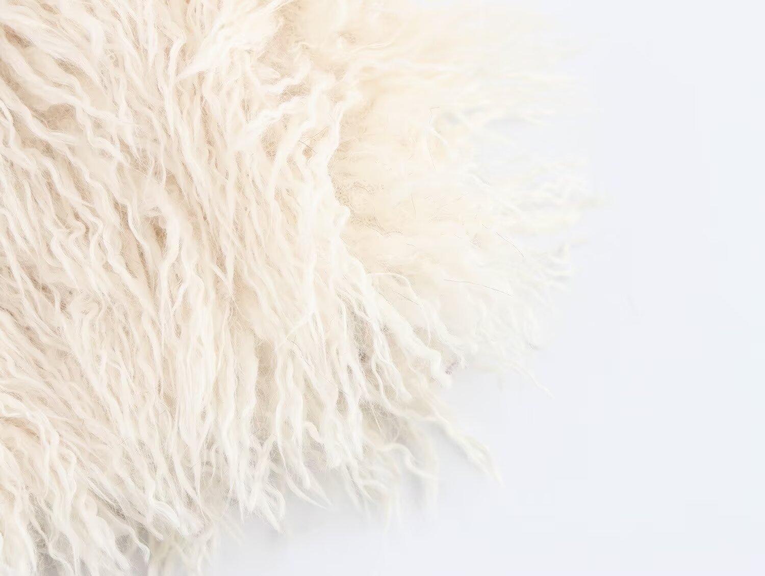 Flowering Girl Women michaelia fur lapel jacket in white