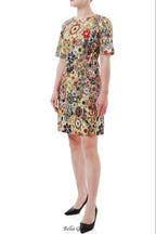 Flowering Girl Women lauren printed rhinestone embellished mini dress