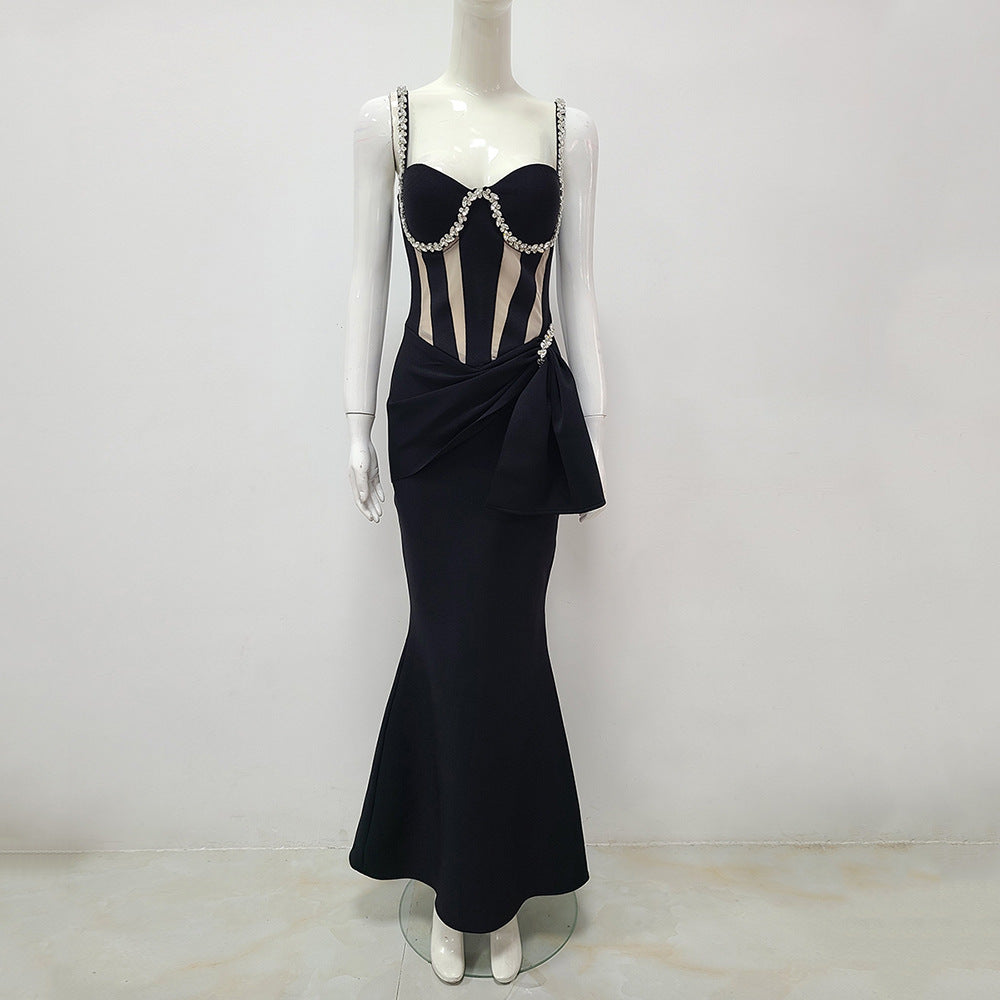 Flowering Girl Women CRYSTAL MERMAID BANDAGE DRESS