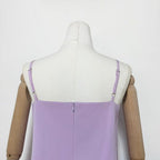 kristin Buttercup Embroidered Maxi Dress in Purple