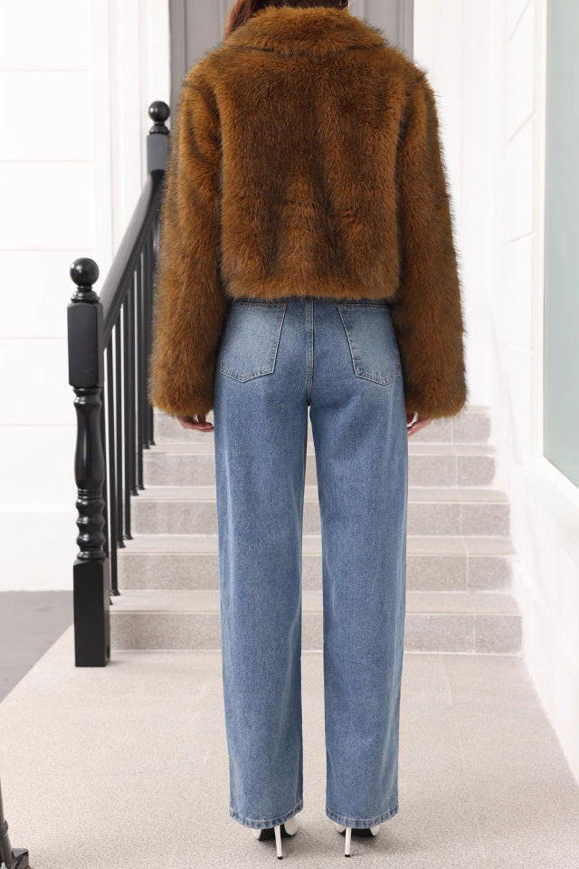 Flowering Girl Women samantha imitation fur jacket