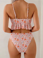 vicky floral print bikini two-piece set