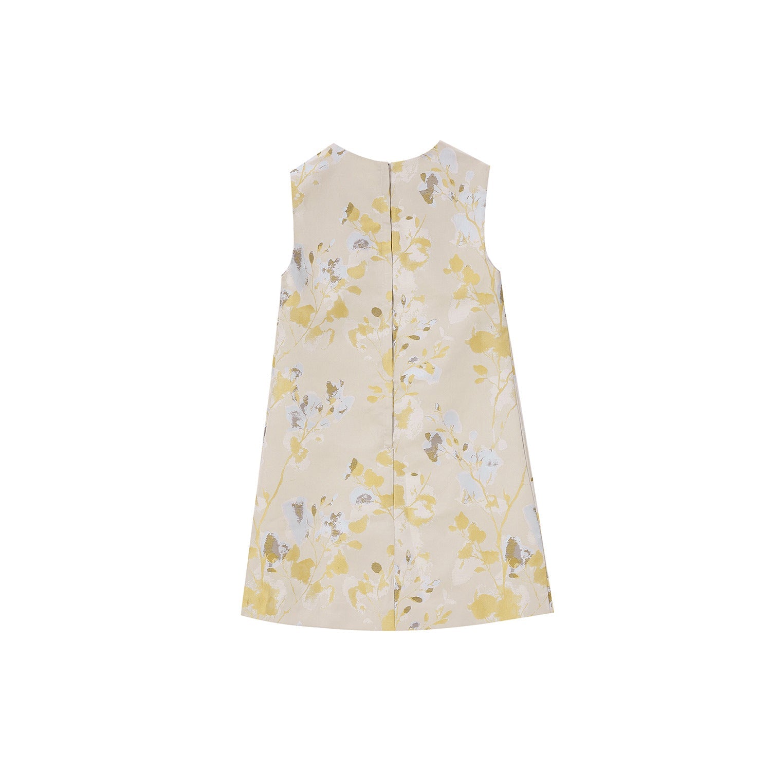 Flowering Girl Women Heloise Multicolor Floral Embroidery Sleeveless Mini Dress