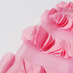 Flowering Girl Women petals strapless tulle maxi dress in pink