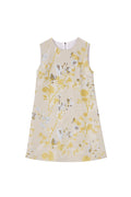heloise multicolor floral embroidery sleeveless mini dress