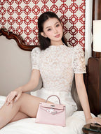 Flowering Girl Women Murray Lace Patchwork Jumpsuit In White
