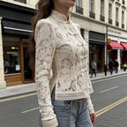 Lace Buckle Shirt Top
