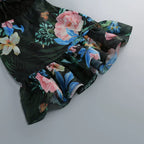 Flowering Girl Women Tropical Floral Cutout High Low Tiered Maxi Dress