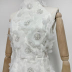 Cherry Blossom Mini Dress in White