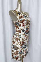 Floral print Asymmetric Mini Dress