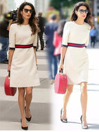 Kate White Elegant Dress