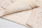 Flowering Girl Women sequin knit v-neck cardigan in beige