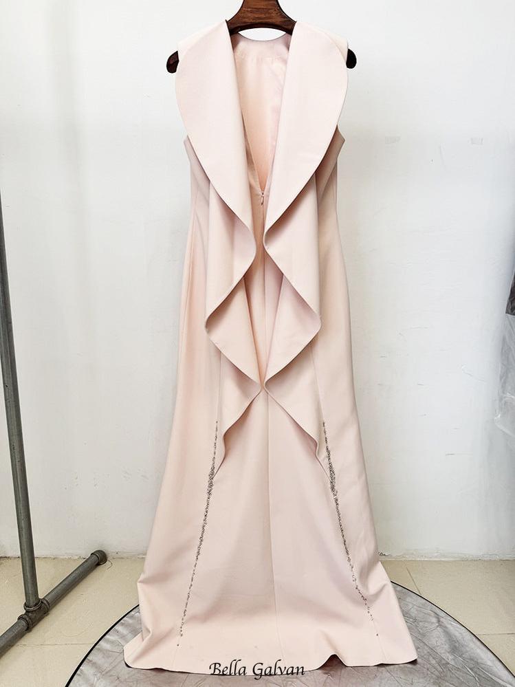 Evoleta Sleeveless Ruffle Maxi Dress