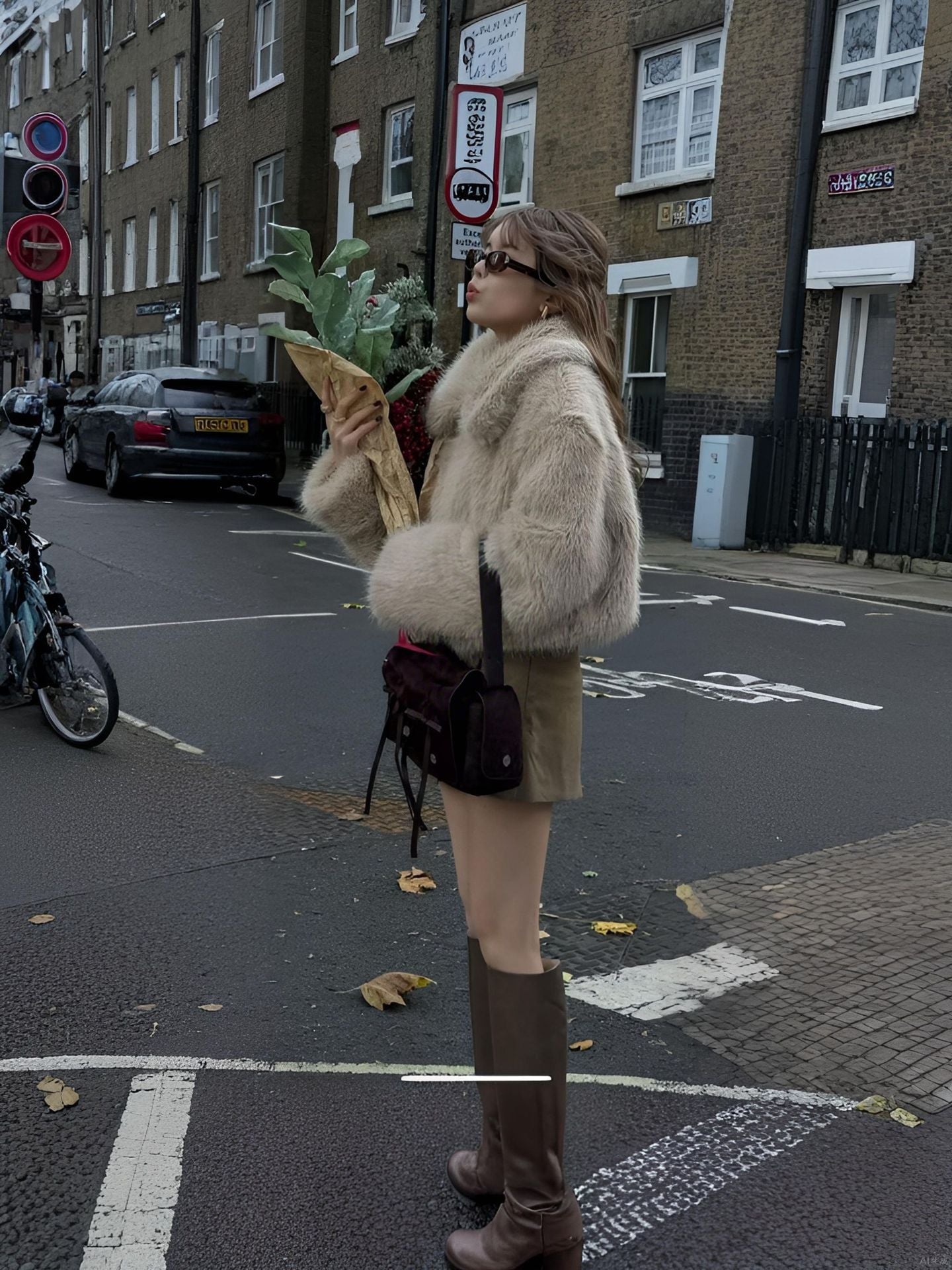 Flowering Girl Women samantha imitation fur jacket