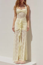 New Fashionable Off-Shoulder Slimming Lace Dress
