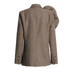 Sada Flower Blazer - Brown