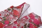 Flowering Girl Women Hilary Multicolor Floral Embroidery Sleeveless Mini Dress