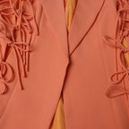 Flowering Girl Women Bowknots Blazer