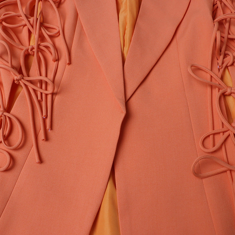 Flowering Girl Women Bowknots Blazer