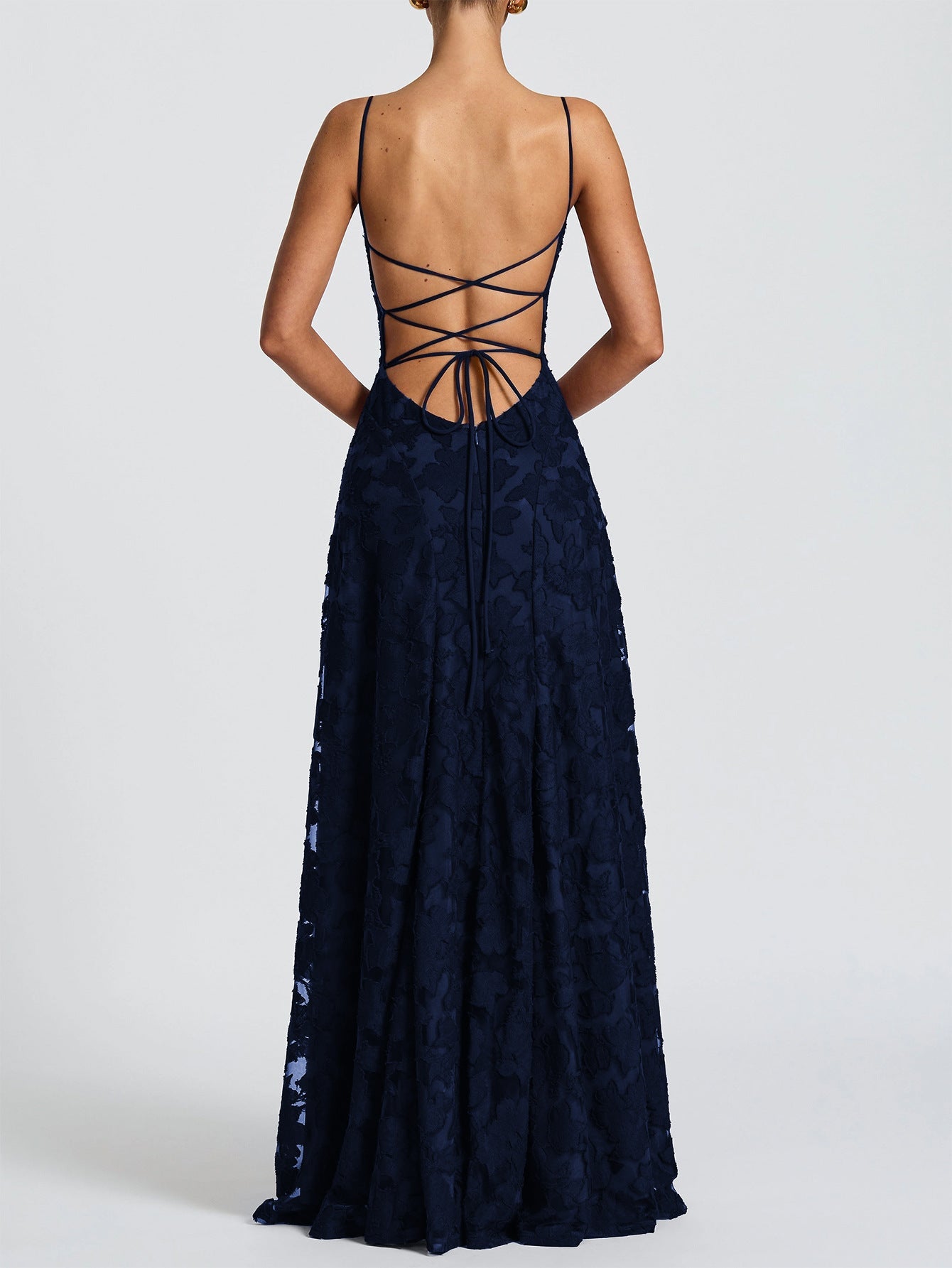 Francis Maxi Dress-Dark Blue