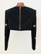 Flowering Girl Women BLACK RHINESTONE EMBELLISHED SKIRT SET
