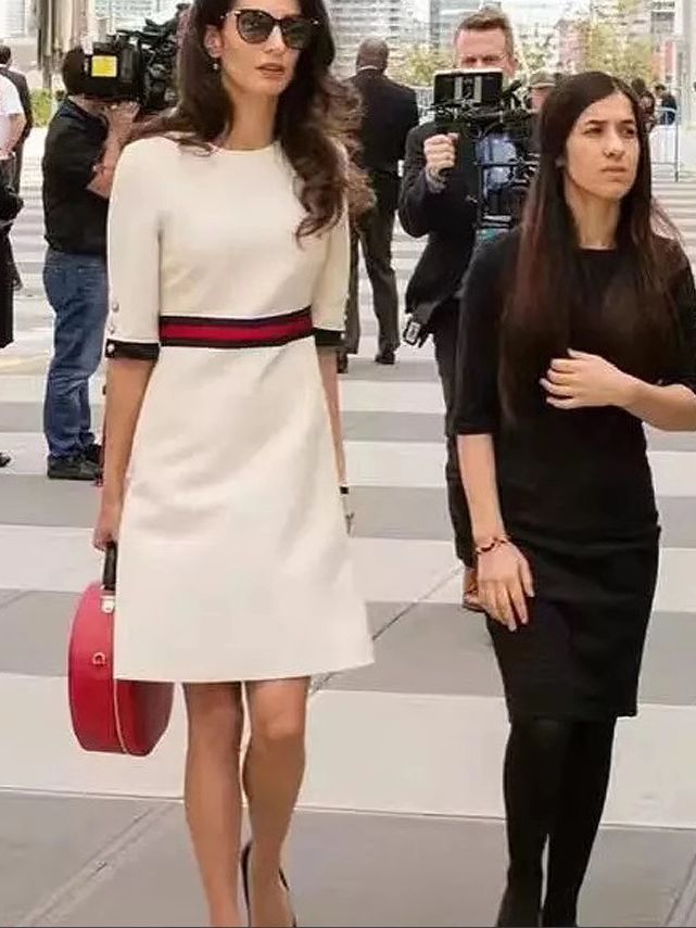 Kate White Elegant Dress