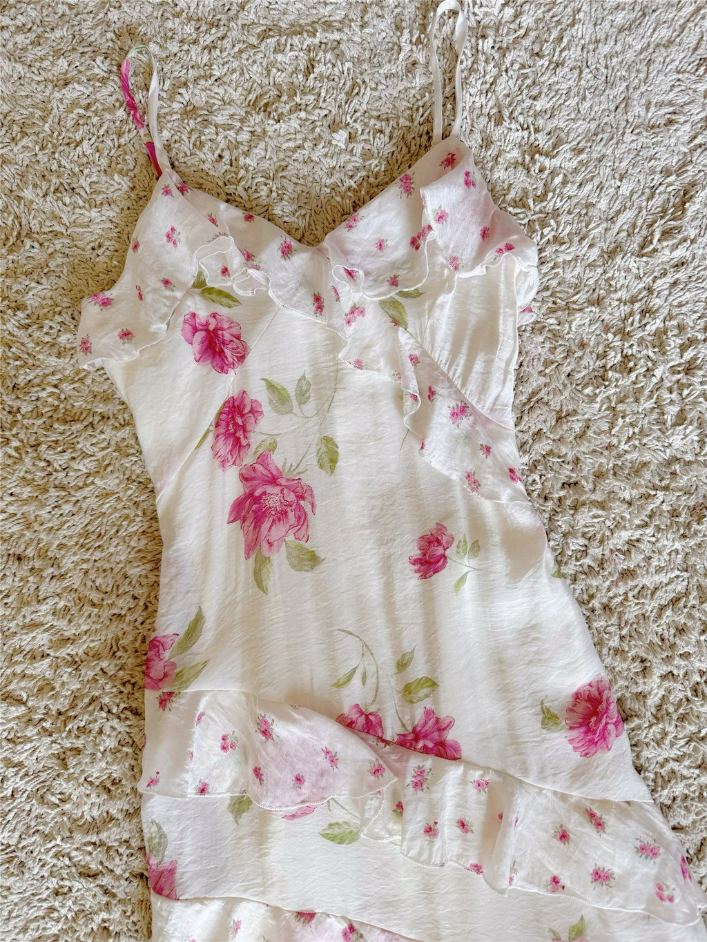 Elodie Tiered Ruffle Floral Cami Maxi Dress