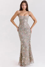 Sabina Sexy And Elegant Strapless Backless Maxi Dress
