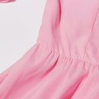 Flowering Girl Women petals strapless tulle maxi dress in pink