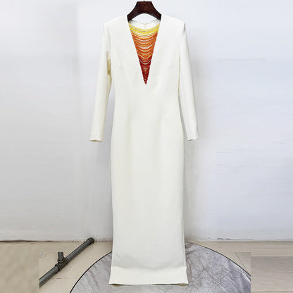 ivory mermaid gown
