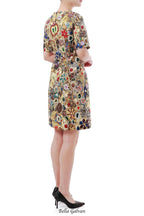 Flowering Girl Women lauren printed rhinestone embellished mini dress