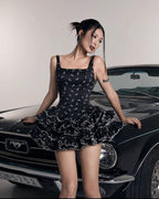 Flowering Girl Women Berkeley Ruffle Mini Dress