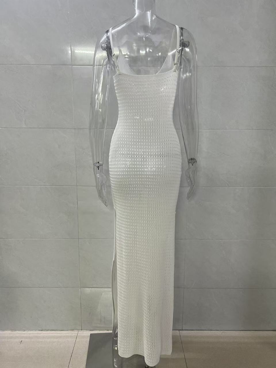 Flowering Girl Women white suspender bikini swimsuit