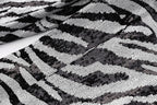 Flowering Girl Women Short two-tone zebra sequin mini dress