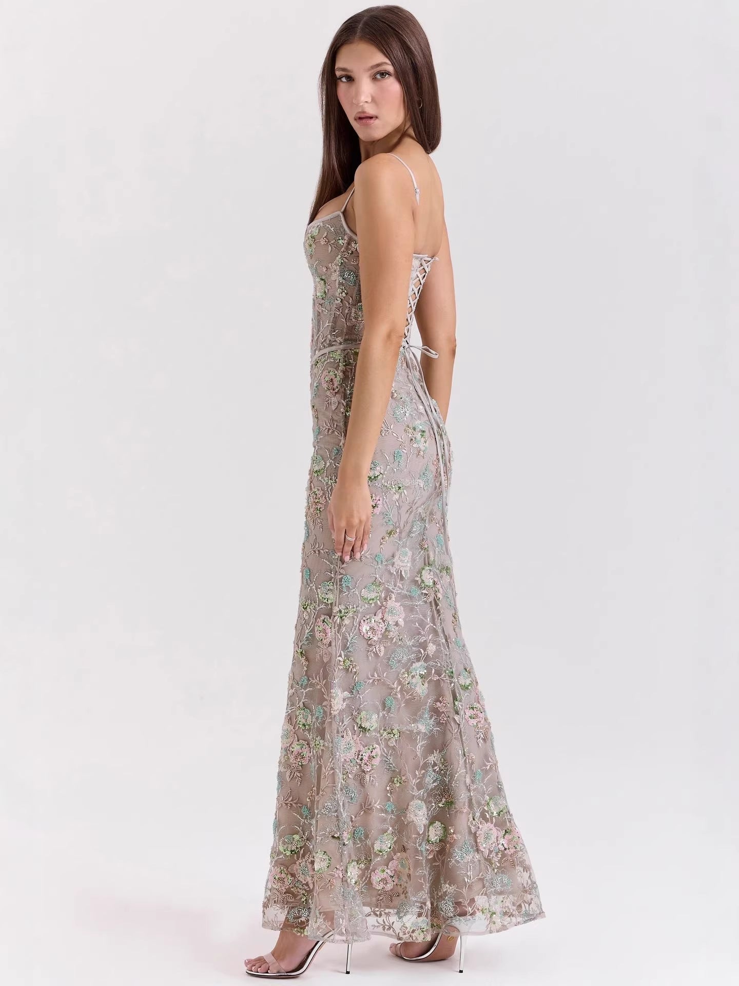 Sabina Sexy And Elegant Strapless Backless Maxi Dress