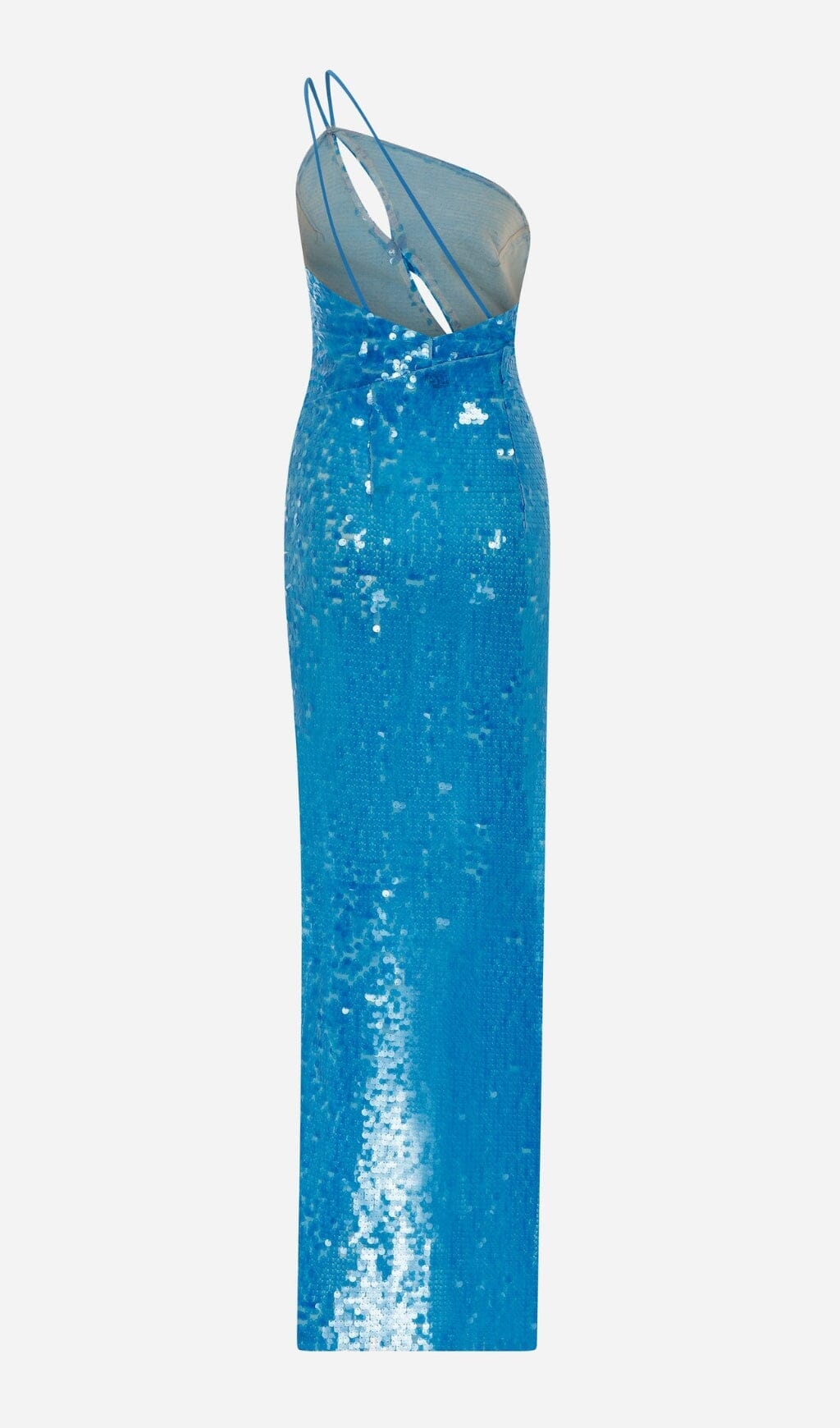 Flowering Girl Women One Shoulder Sequin Maxi Dress