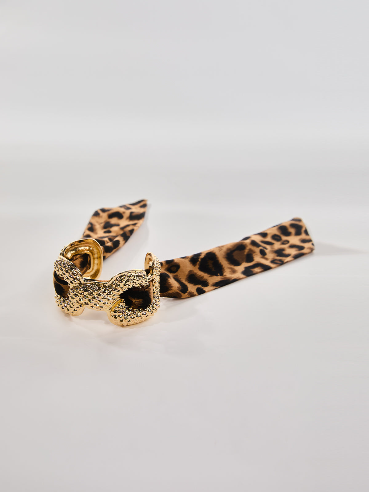 Oaelis Leopard Scarves Cuff Bracelet