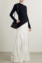Flowering Girl Women Oarlene Paneled Pleated Maxi Dress